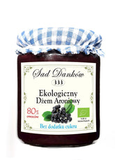 Confiture d'aronia sans sucre BIO 260 g - SAD DANKÓW